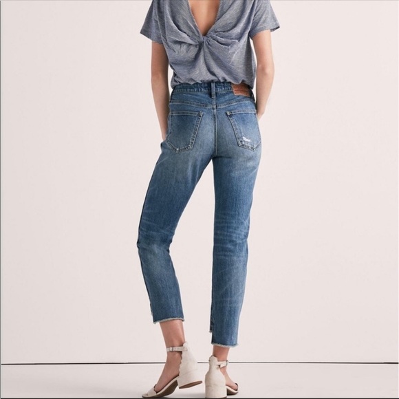 Lucky brand High Rise Tomboy Jean With Side Step Hem - Picture 2 of 6